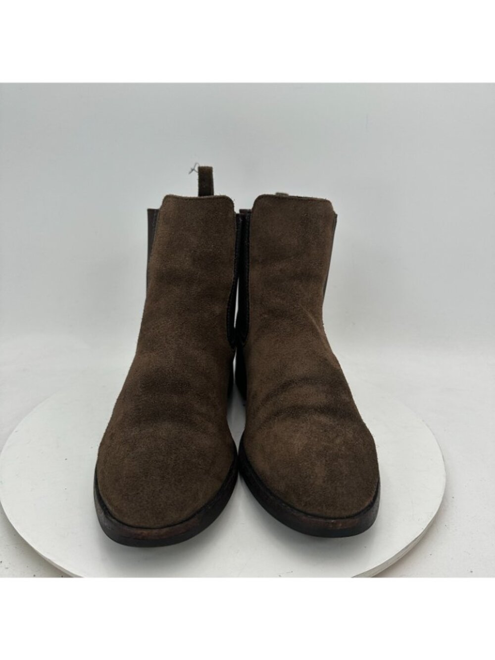 Thursday Boot Co Women Size 8 Brown Suede Leather Side Elastic Chelsea Boot - Picture 2 of 11